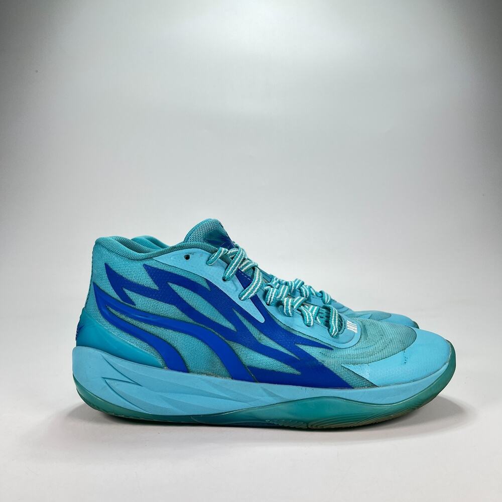 Puma MB.02 Rookie of the Year Blue Atoll Basketball Shoes 377586-01 Men's Size 8